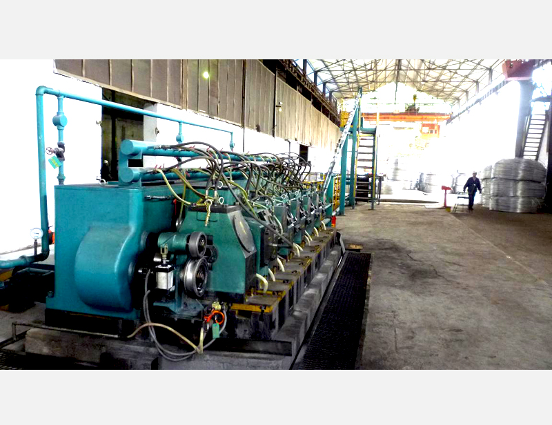 Al rod rolling mill